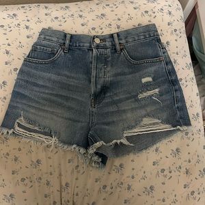 PacSun vintage high rise jean shorts